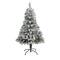 4ft. Unlit Flocked White River Mountain Pine & Pinecones Artificial Christmas Tree